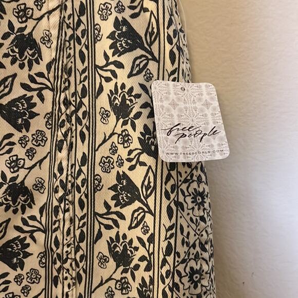 Free People Modern Femme Denim Miniskirt Size 0 - Picture 5 of 8